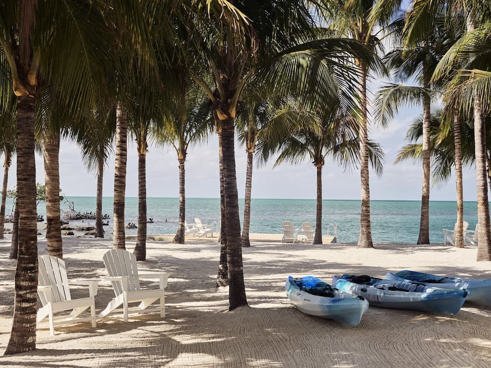 Isla Bella Beach Resort & Spa private-beach resort overlooking Seven Mile Bridge in Marathon, Florida