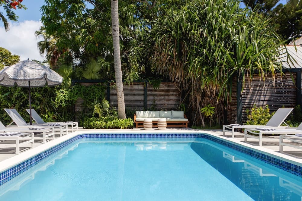 Winslow's Bungalows historic Key West inn with tropical courtyard and pastel conch-house architecture
